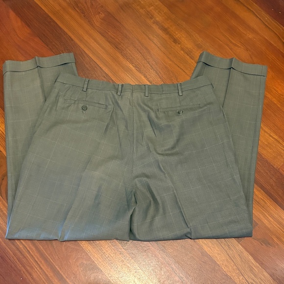 Louis Raphael Tailored Brown Dress Pants 40 x 32 - Picture 3 of 12